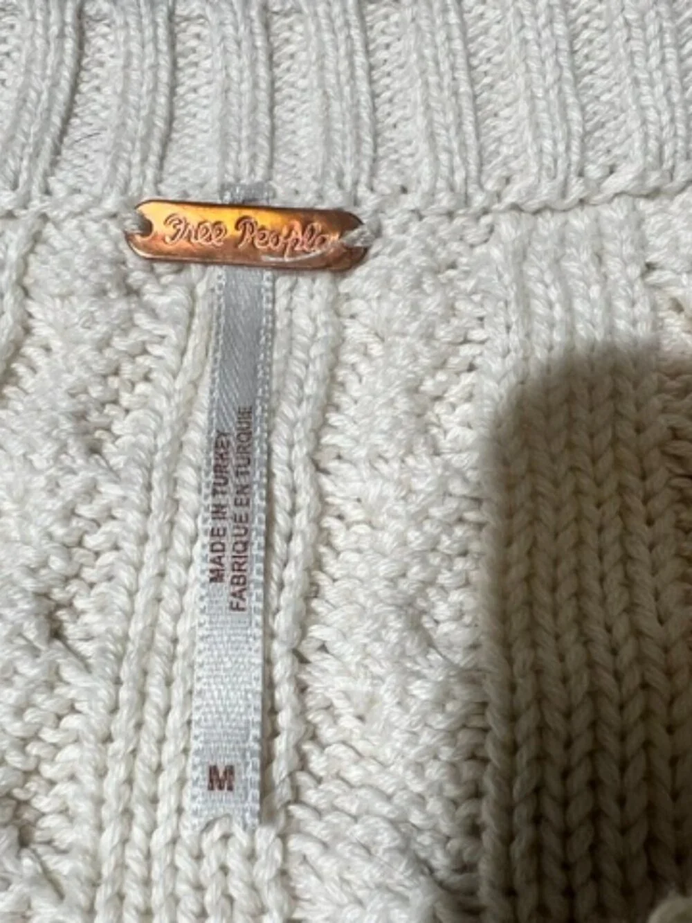 Tuesday Cable Crop Sweater - Free People